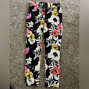 Joseph Ribkoff Floral Skinny Pants Size 10